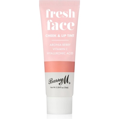 Barry M Fresh Face течен руж и блясък за устни цвят Peach Glow 10ml