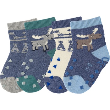 Sterntaler Бебешки, термо чорапи за пълзене - 4 чифта