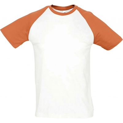 Soľs Funky pánske tričko white orange