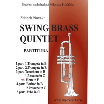 Swing Brass Quintet partitúra a party