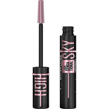 Maybelline New York Maybelline Lash Sensational Спирала за обемни и дълги мигли Sky High, Cosmic Black, 7.2 ml
