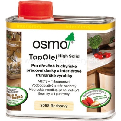 Osmo 3028 Top Olej 0,5 l Bezfarebný hodvábny lesk