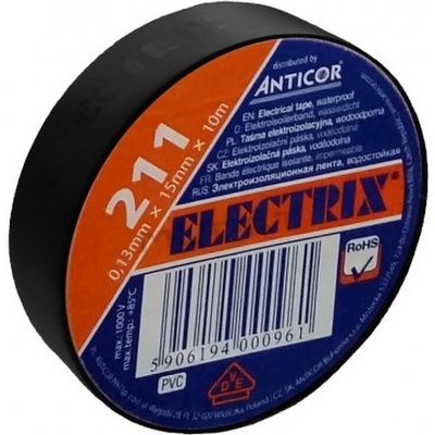 Anticor Páska PVC 19 mm x 20 m cierna 211