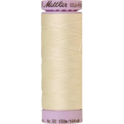 Nitě SILK FINISH COTTON 50 Mettler 150 m - 3612 smetanová
