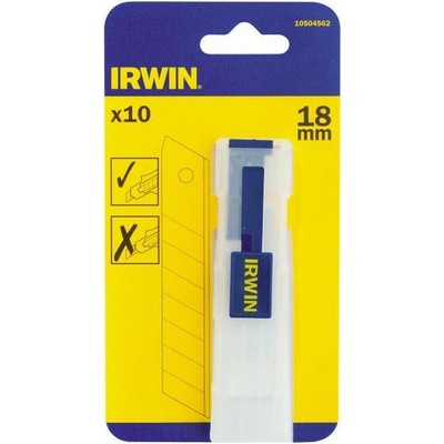 IRWIN Zlomiteľná čepeľ 18 mm (10 ks)