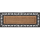 ESSCHERT DESIGN BEST FOR BOOTS XL s kokosovým vláknem a ornamenty černá 120 x 45 cm