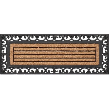 ESSCHERT DESIGN BEST FOR BOOTS XL s kokosovým vláknem a ornamenty černá 120 x 45 cm