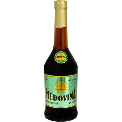 Česká včela Medovina Křivoklátská Bylinná 18% 0,5l