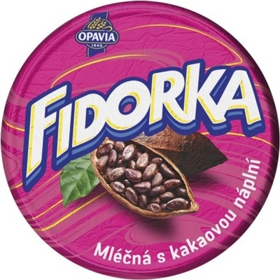 Fidorka Mliečna s kakaovou náplňou Oblátka v čokoláde Samostatné balenie 30 g