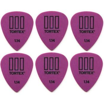 Dunlop 462R 1.14 Tortex TIII 6 Перце за китара (462R114-6PACK-SET)