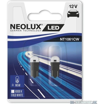 Neolux LED Retrofits NT1061CW-02B W5W W2.1x9.5d 12V 0,5W