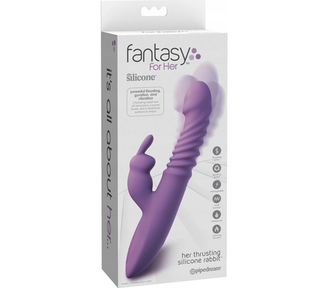 Pipedream Fantasy For Her Thrusting Silicone Rabbit