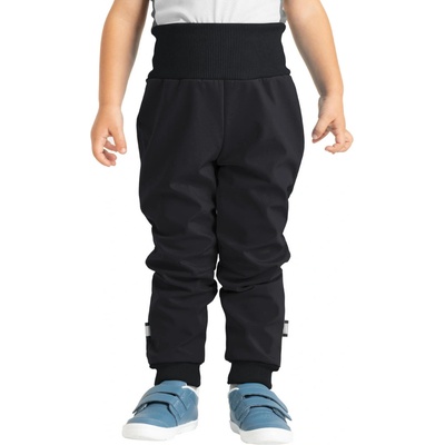 Unuo Batolecí softshellové kalhoty s fleecem Street Černá