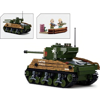Sluban B1110 M4A3(76W) Americký střední tank 2v1