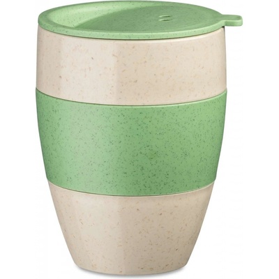 Koziol Termohrnek na kávu AROMA TO GO 400 ml zelený bílý
