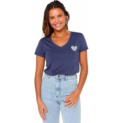 RIP CURL Heart V Neck NAVY