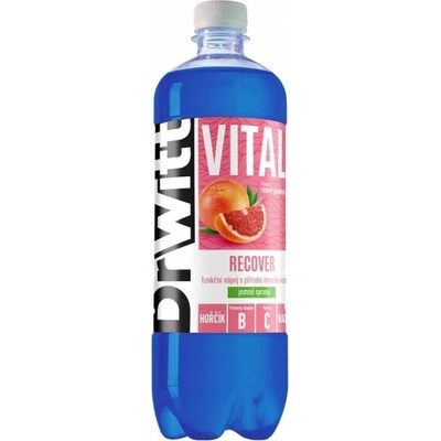 DrWitt Vital Recover Minerální voda s příchutí růžového grapefruitu 700 ml