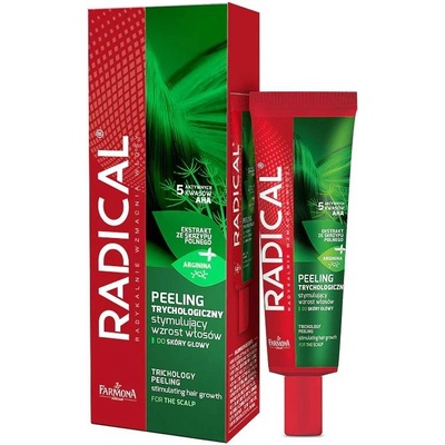 Farmona Natural Cosmetics Laboratory Radical Tрихологичен пилинг за скалп за растеж на косата, 75 ml