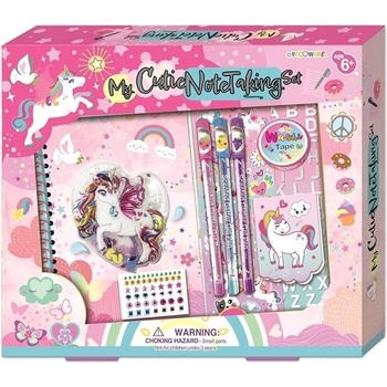 Barevná sada blok s jednorožcem