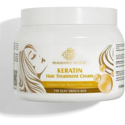Fragrance World Маска за коса с Кератин 500 мл. / Fragrance World Keratin Hair Treatment Cream