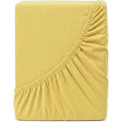 4Home jersey prestieradlo Ideál žltá 100x200