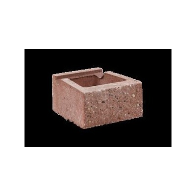 CUP STONE malý štípaný Červená