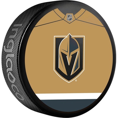 Inglasco / Sherwood Puk Vegas Golden Knights Jersey Design Souvenir Collector Hockey Puck