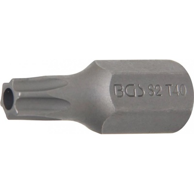 Bit technic 10 mm 3/8" uchytenie T Star s dierou pre Torx T40 BGS 4640