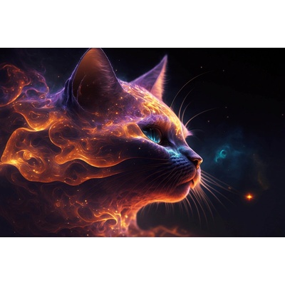 DIMEX MS-5-AI-0009 Vliesová fototapeta na zeď Cat´s Head rozměry 375 x 250 cm