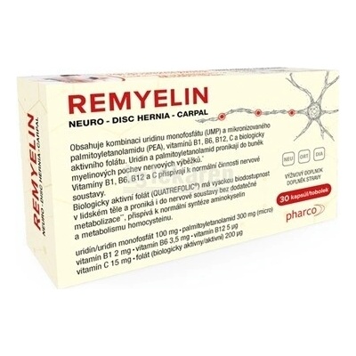 REMYELIN Uridine+PEA micro+Vitamíny B,C 30 kapsúl
