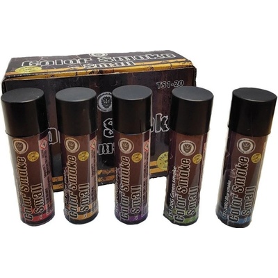 Dýmovnice s trhacou poistkou Color smoke - small set 10 ks