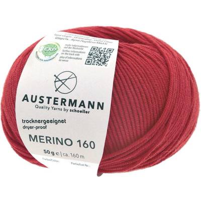Pletací příze Austermann Merino 160 EXP Barva: 230 RUBIN