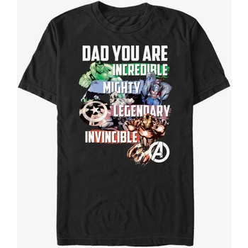 ZOOT. Fan Черна унисекс тениска ZOOT. Fan Marvel Avenger Dad ZOOT. Fan | Cheren | МЪЖЕ | L
