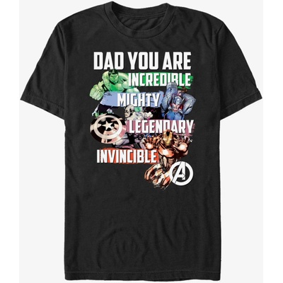 ZOOT. Fan Черна унисекс тениска ZOOT. Fan Marvel Avenger Dad ZOOT. Fan | Cheren | МЪЖЕ | L
