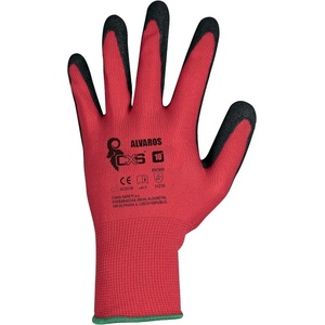 CANIS SAFETY a. s Cxs alvaros / Ръкавици, потопени в нитрил - червено/черно 7 (341000226007)