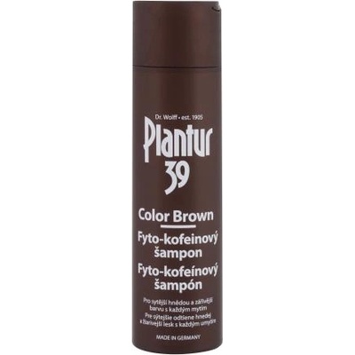 Plantur 39 Phyto-Coffein Color Brown 250 ml цветен фито-кофеинов шампоан за кестенява коса за жени