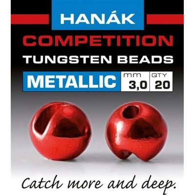 Hanák Competition Tungstenové Hlavičky Metallic Červené 2,0 mm