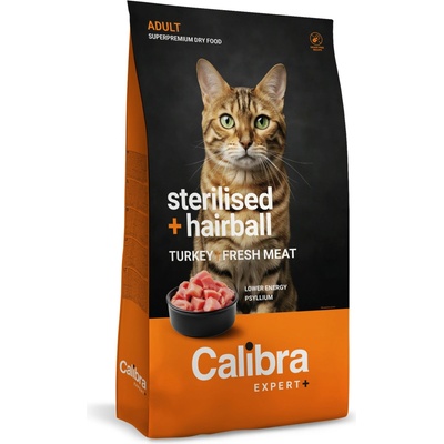 Calibra Cat EXPERT+ Adult Sterilised & Hairball 0,4 kg