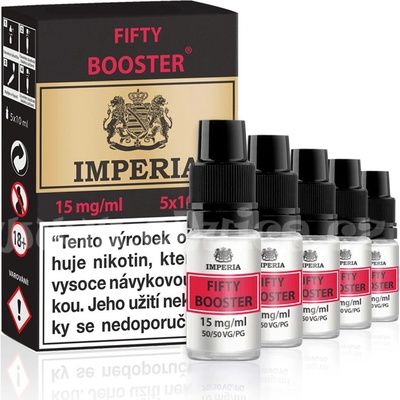 Booster báze Imperia Fifty (50/50): 5x10ml / 15mg