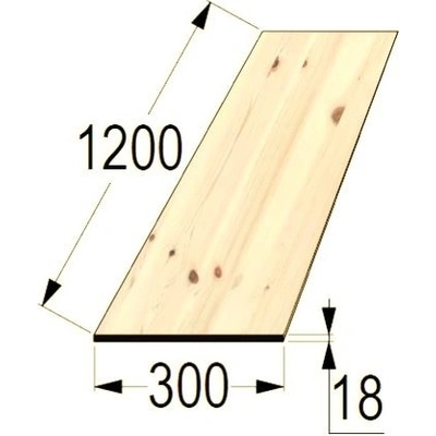 Spárovka BO 18x300 x 1200 průběžná A/B