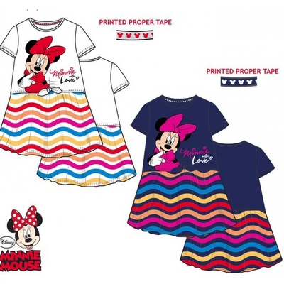 Setino dívčí šaty Minnie bílé
