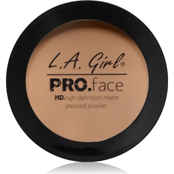 L. A. Girl Cosmetics PRO. Face HD компактна пудра с матиращ ефект цвят Nude Beige 7 гр