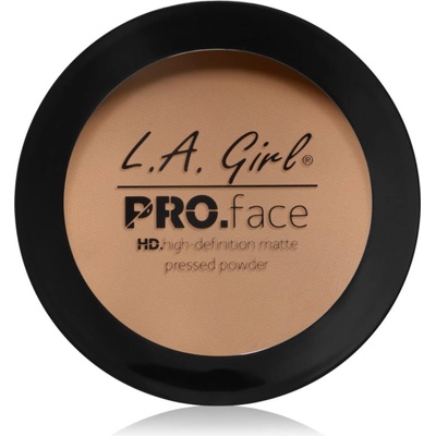 L. A. Girl Cosmetics PRO. Face HD компактна пудра с матиращ ефект цвят Nude Beige 7 гр
