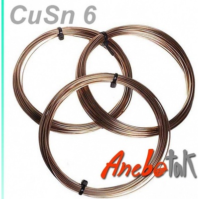 Bronzový drát polotvrdý, 1,2 mm, (10 m)