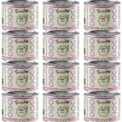 GUSSTO Cat Fresh Goat krmivo s kozím mäsom 12x 200 g