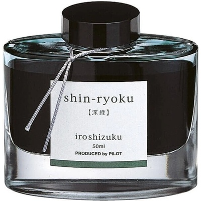 Pilot inkoust v lahvičce 50 ml. IROSHIZUKU Barva: Shin-Ryoku