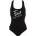 Giorgio Armani Дамски бански от една част EA7 Emporio Armani Maxi Logo One Piece black