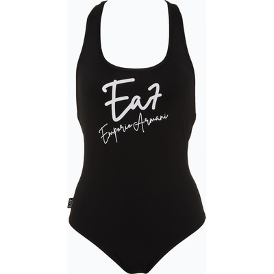 Giorgio Armani Дамски бански от една част EA7 Emporio Armani Maxi Logo One Piece black