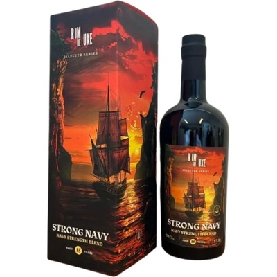 Rom de Luxe Selected Series Strong Navy 15y 57,5% 0,7 l (karton)