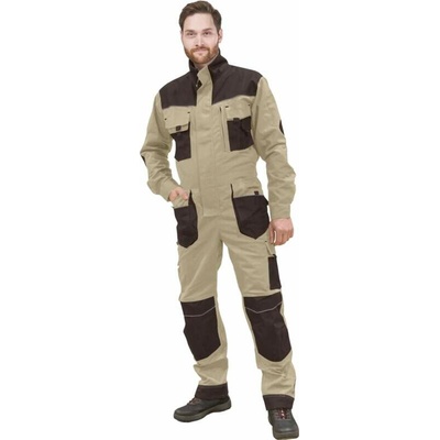 Leber & Hollman FORMEN OBE3 pracovní kombinéza Begie/Black